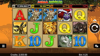 Mega Moolah Microgaming Online